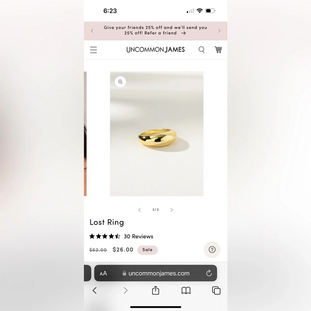 Uncommon James Gold 14K Gold Plated Brass Jewelry - Picture 14 of 15